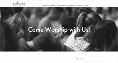 Desktop Screenshot of eastridgebaptist.org